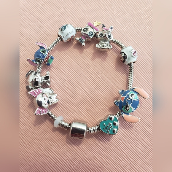 Accessories - STITCH charm silver bracelet